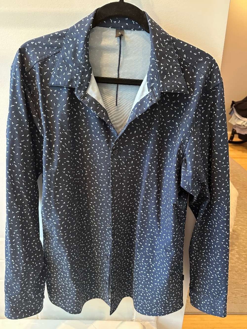 LULULEMON, NEW VENTURE SLIMT FIT L/S SHIRT, XL